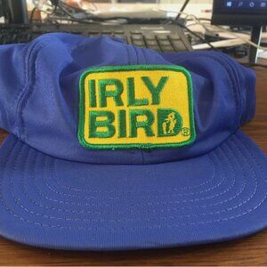 Vintage Irly Bird Blue Snapback Trucker Baseball Cap